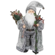 Winter Woodland Santa Figurine – 19 Inch