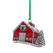 A Good Night Ornament – Vermont Barn Holiday Scene