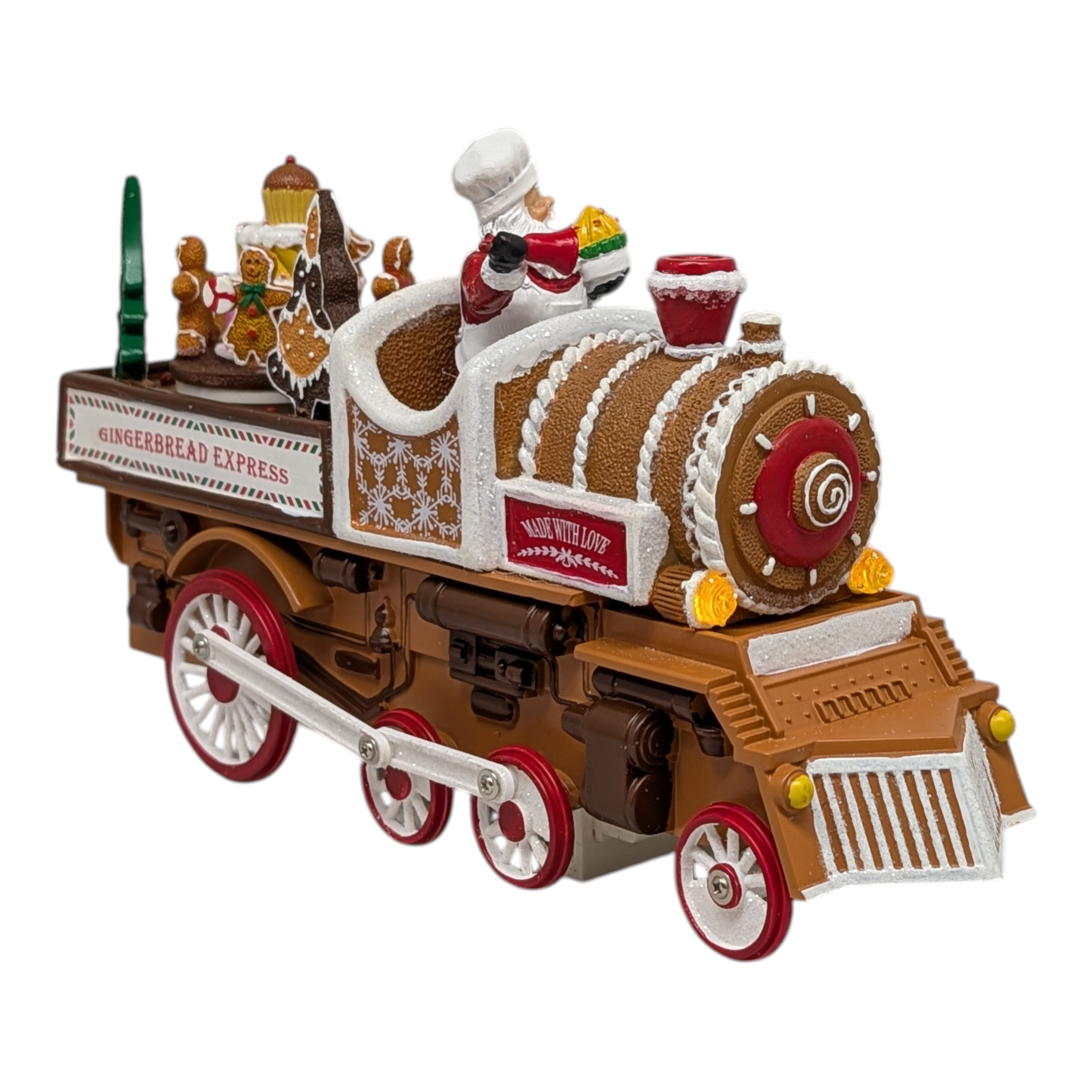 Lighted Musical Gingerbread Train