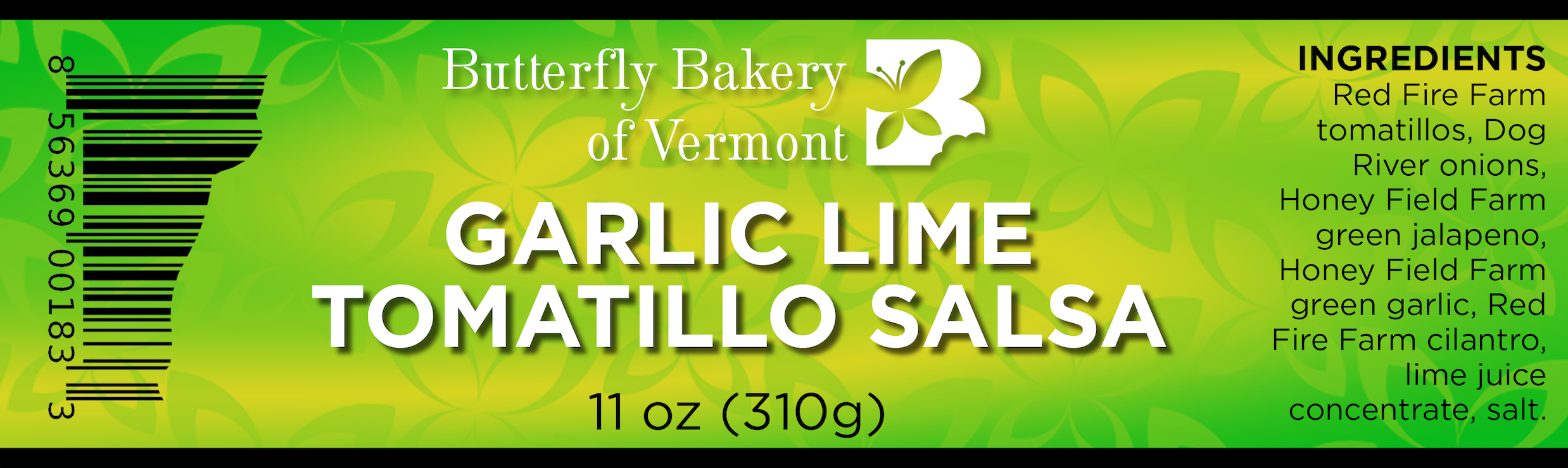 Garlic Lime Tomatillo Salsa by Butterfly Bakery of Vermont