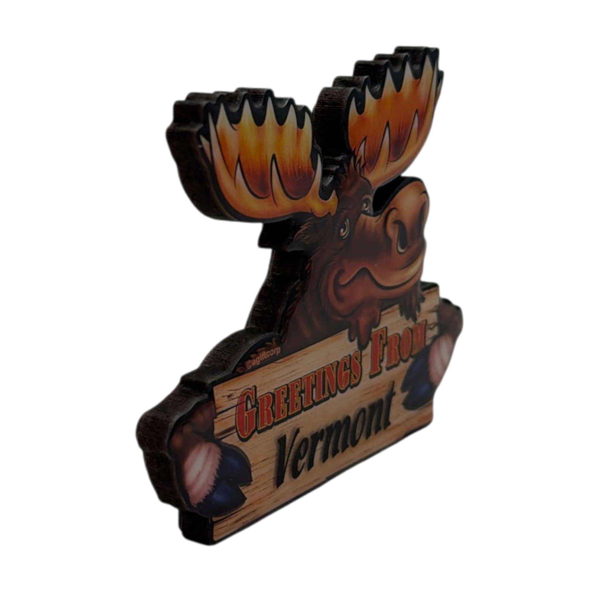 Greetings From Vermont Moose  Magnet