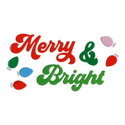 Merry & Bright Window Gel Clings