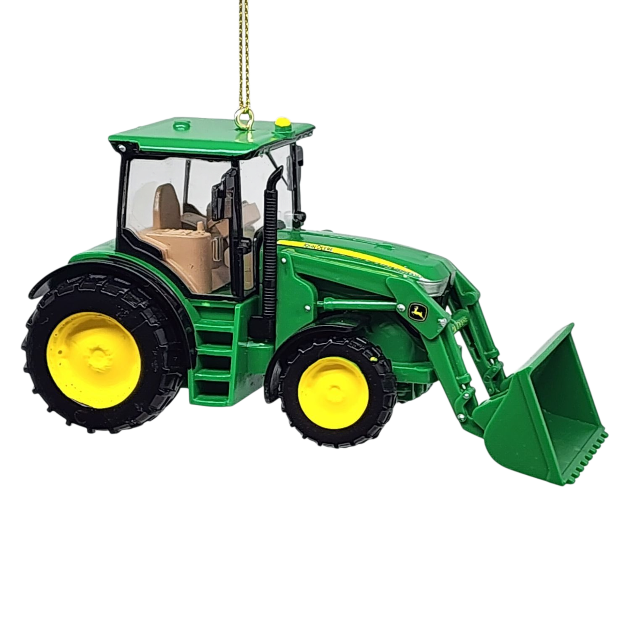 John Deere 680R Diesel Tractor with Loader Ornament