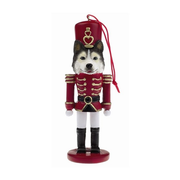 Siberian Husky Nut Cracker Ornament