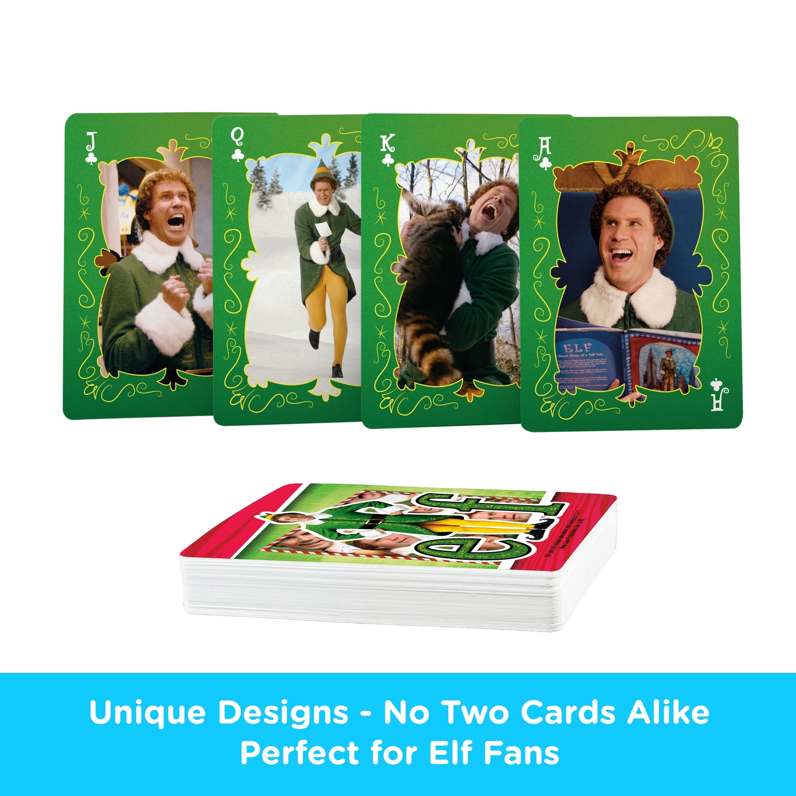 Elf Buddy Playing Cards
