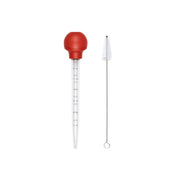 Kitchen Gadget - Turkey Baster With Cleaning Brush, Red by Homeportonline
