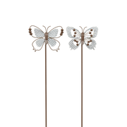 Corrugated Metal Butterfly Garden Stake -