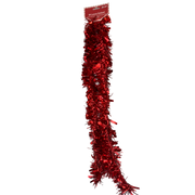 9 Foot Luxury Garland - Red
