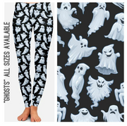 Ghosts Full Length Leggings by SidePony Boutique