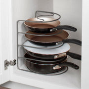 Kitchen Storage - Lid Plate Pan Organizer by Homeportonline