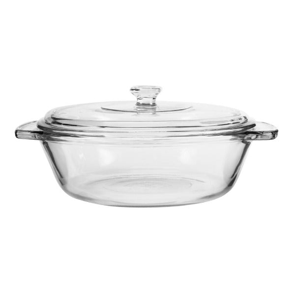 2 Qt. Glass Casserole with Cover by Kiss the Cook