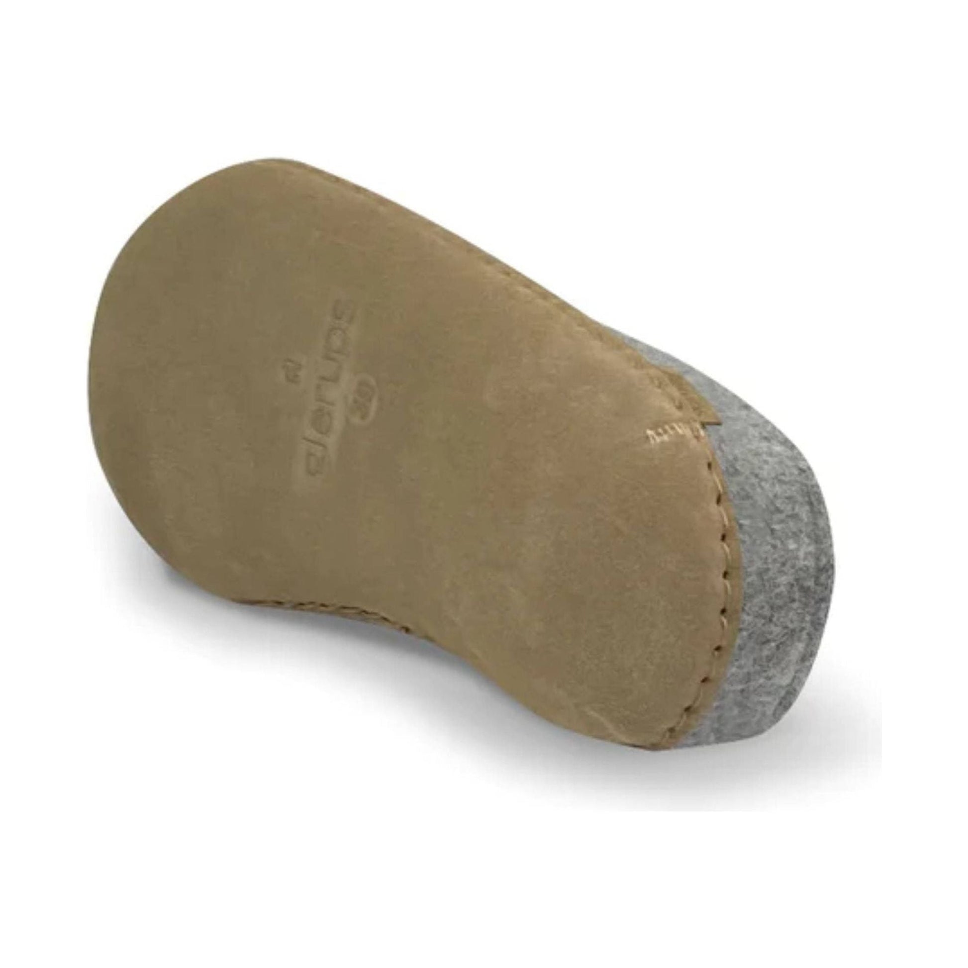 Glerups Slip On With Leather Sole Slipper - Grey Suede by Lenny's Shoe & Apparel