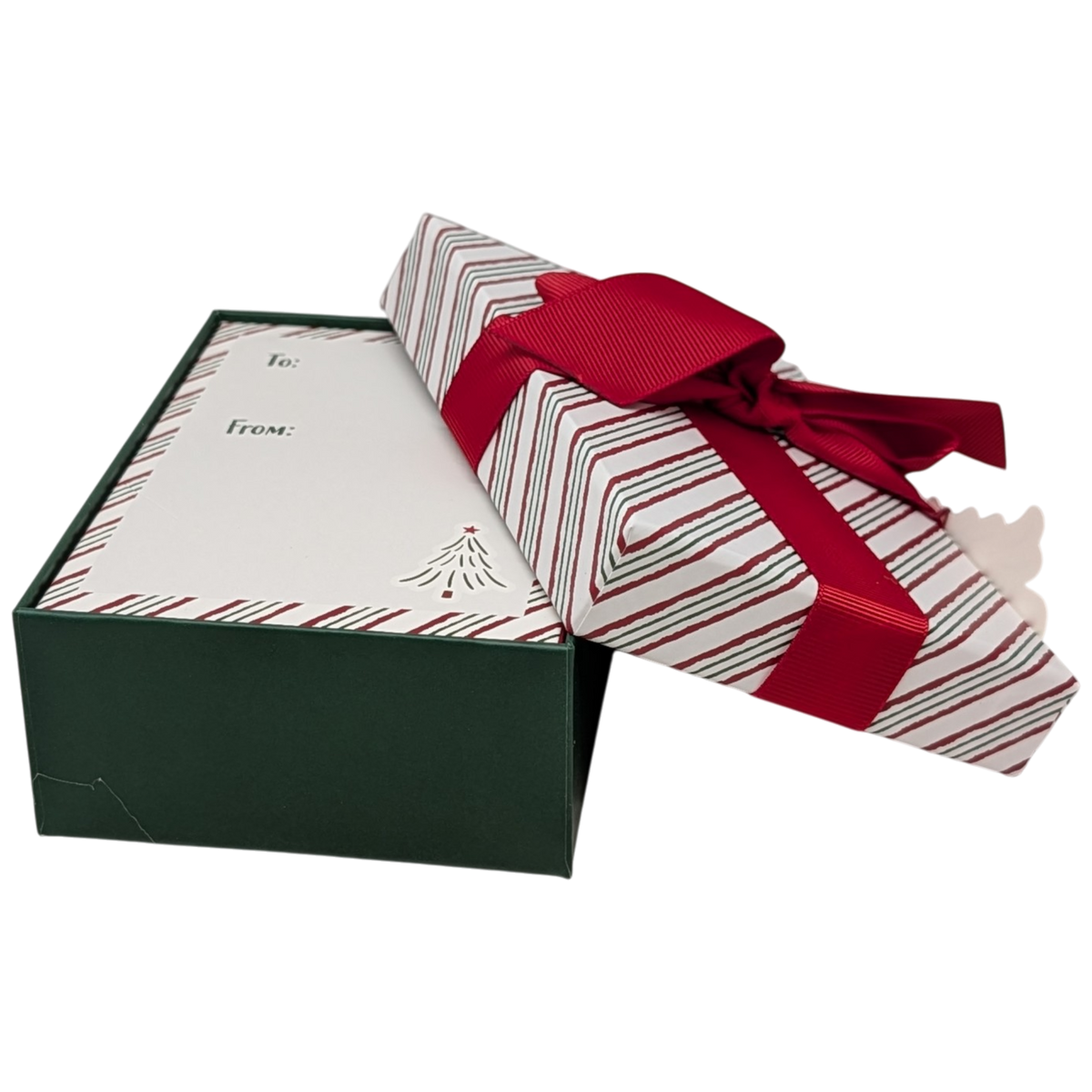 Gift Box for Gift Cards - 5" x 3.75" - Candy Striped