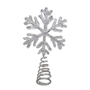 Miniature Snowflake Tree Toppers - Silver