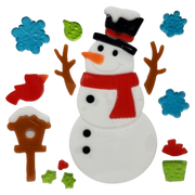 Window Gel Clings - Snowman