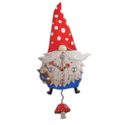 Allen Designs – Wall Clock - Wren the Gnome w/ Pendulum by Homeportonline
