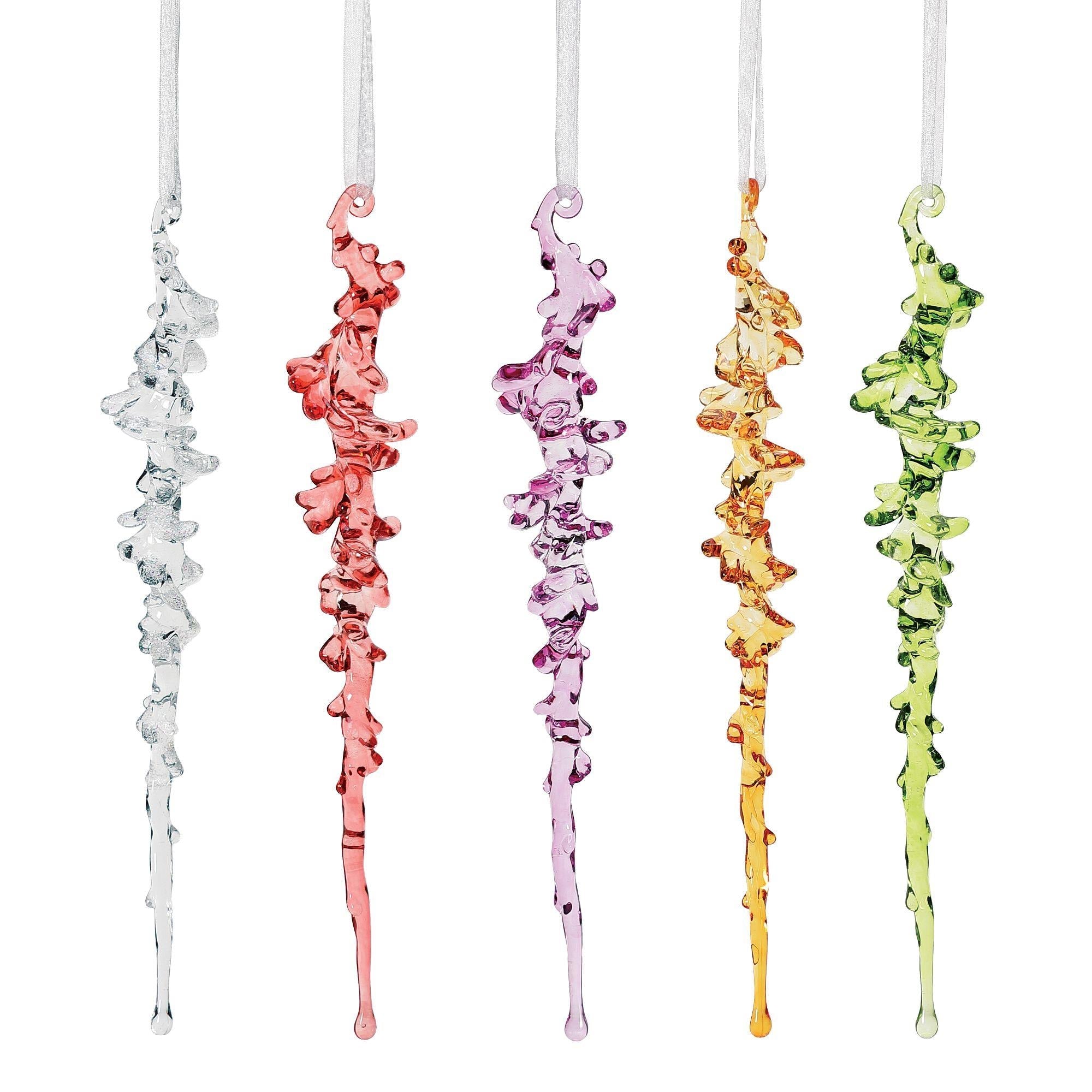 Acrylic Faceted Icicle -
