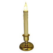 Cape Cod LED Window Candle - Brass
