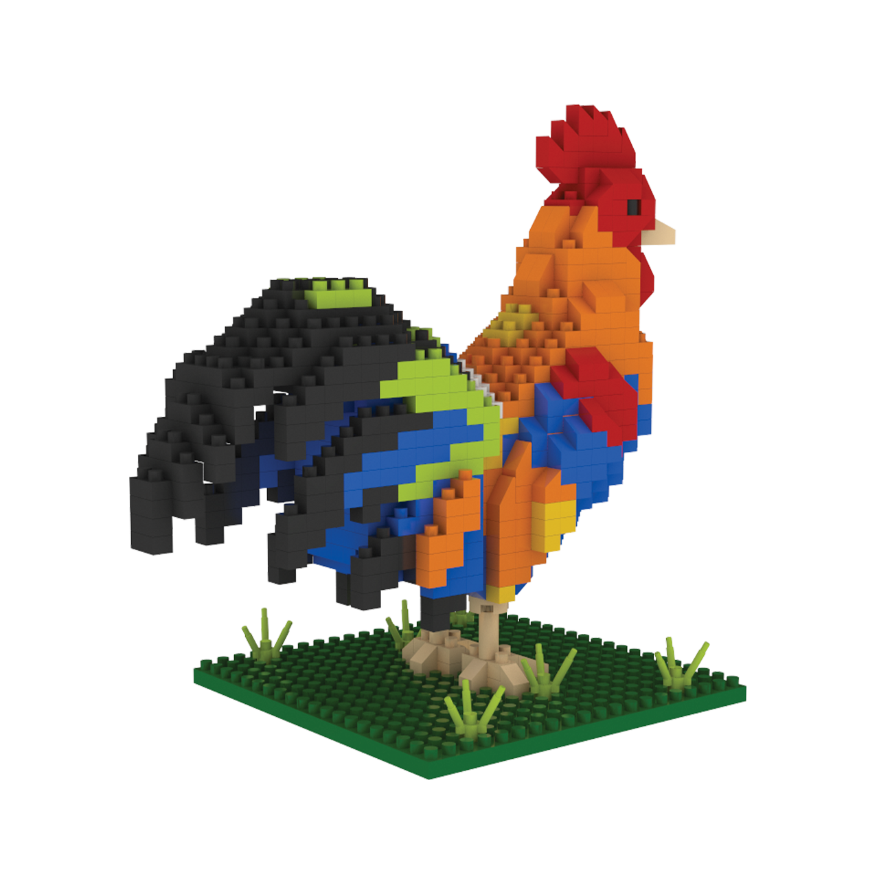 Mini Building Blocks - Farm Series - Rooster
