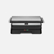 Electric Tabletop Grill- Griddler- Panini & Sandwich Maker 10.25x6.5in removable non stick grill plates opens to full grill by Homeportonline