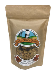 Bulk Maple Crunch Granola - 16 oz Bag Maple Pecan with Almonds & Raisins by Barred Woods Maple