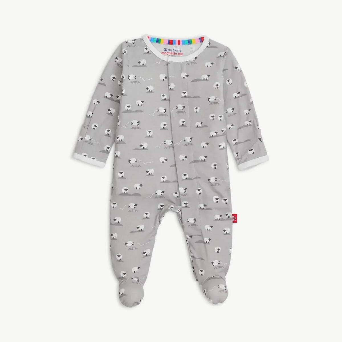 Magnetic Me Modal Footie | Baa Baa Gray