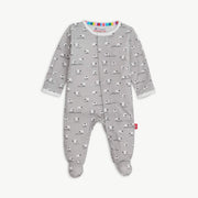 Magnetic Me Modal Footie | Baa Baa Gray