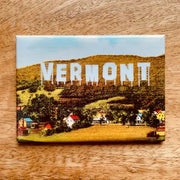 Vermont Sign Funny Magnet