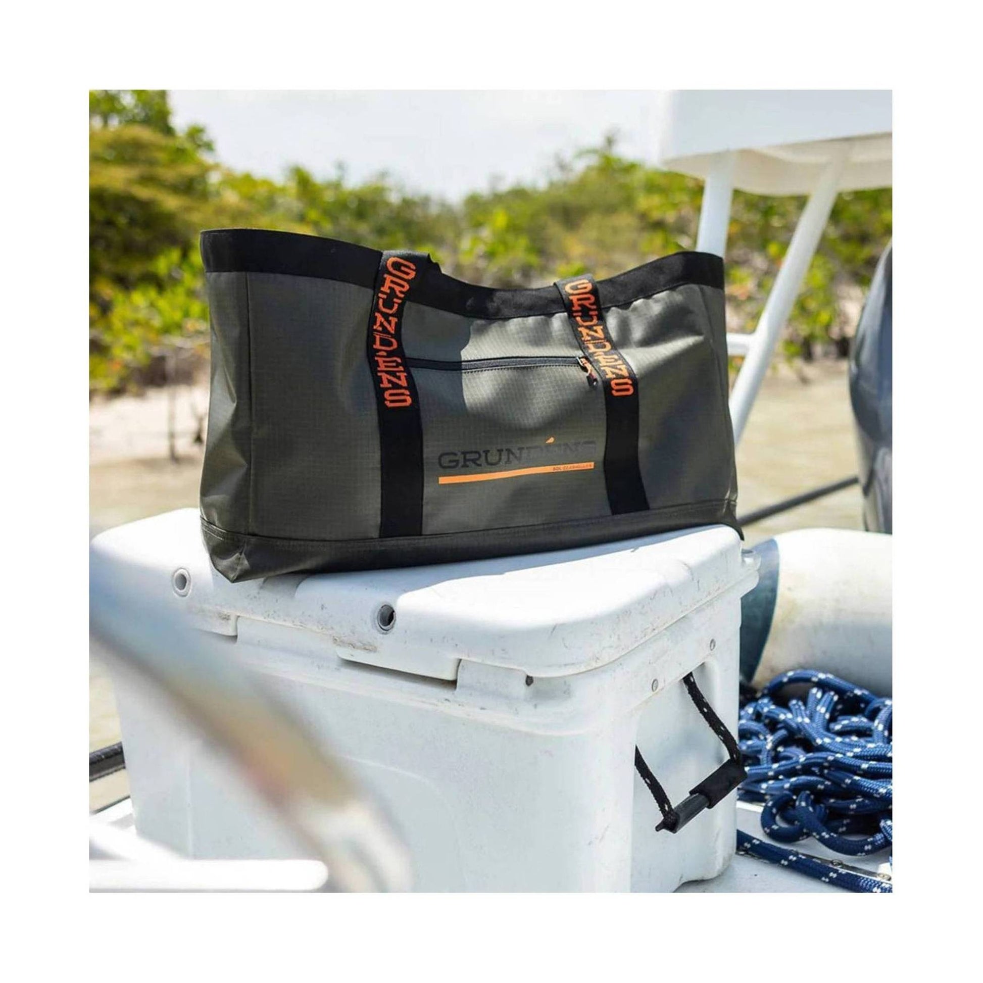 Grundens Gear Hauler 50L Tote Bag - Deep Lichen Green by Lenny's Shoe & Apparel