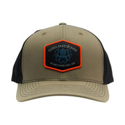 Grundens Kracken Trucker 312 Hat - Loden/Black by Lenny's Shoe & Apparel