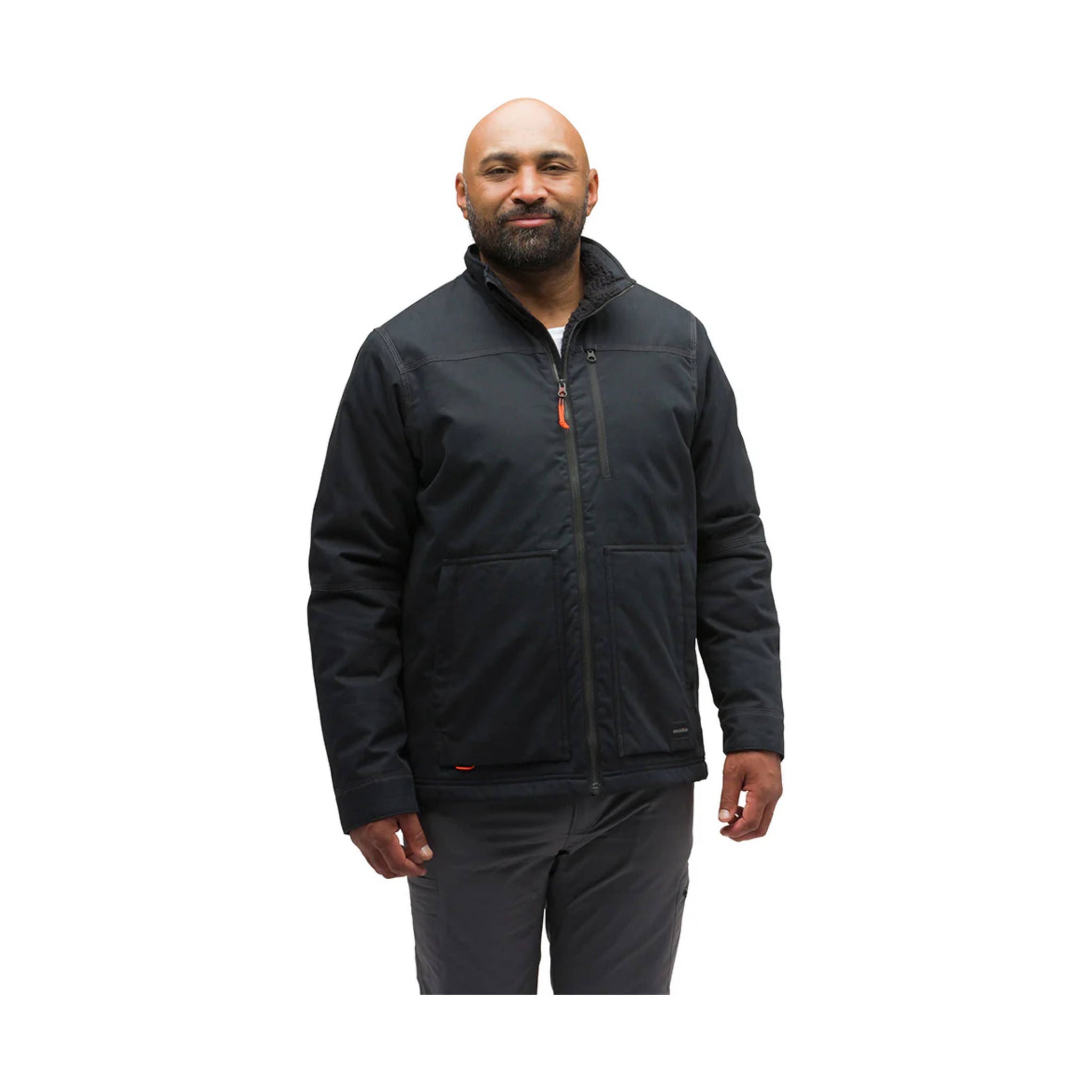 Grundens Men's Ballast Sherpa Jacket - Black by Lenny's Shoe & Apparel