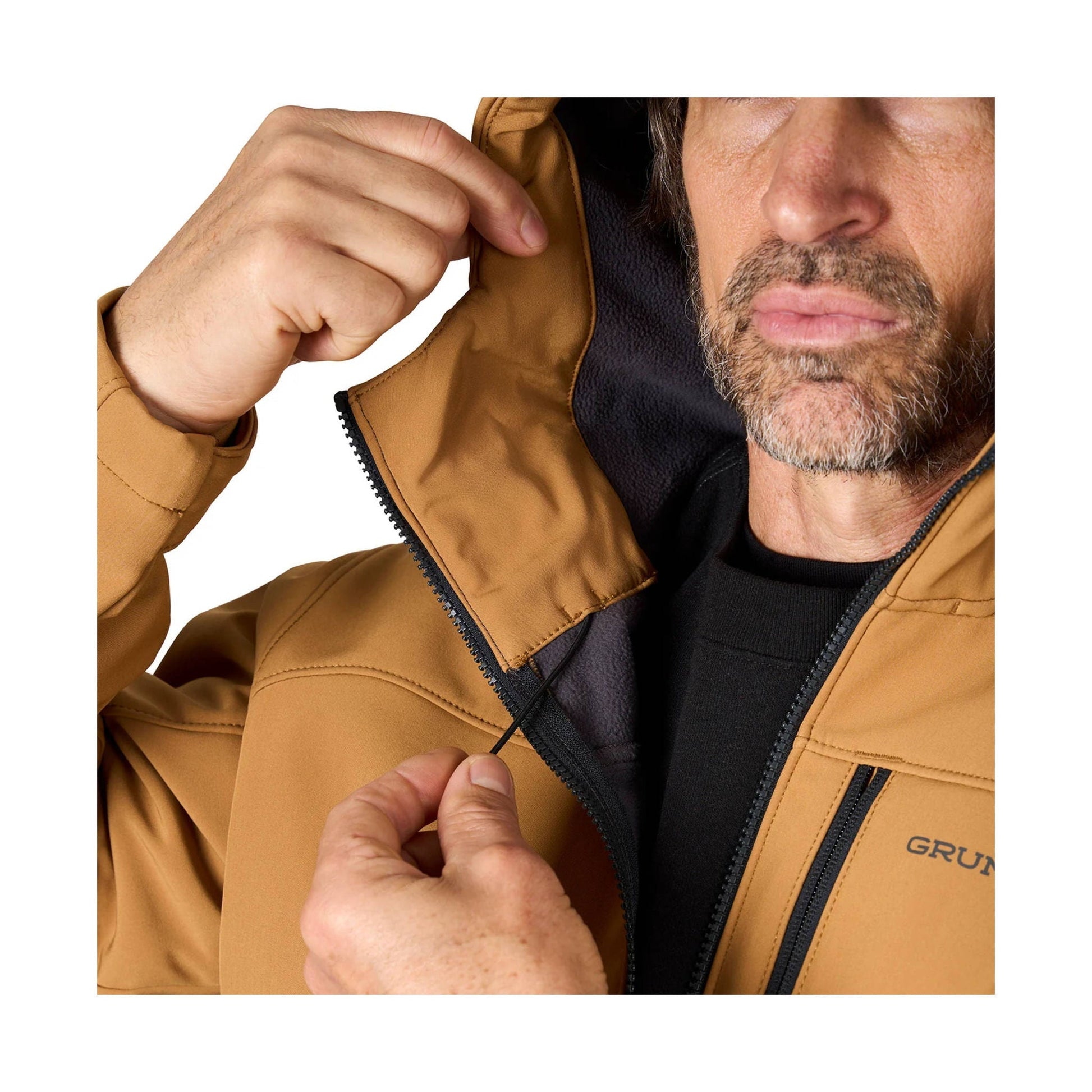 Grundens Men's Bulkhead Jacket - Whiskey/Anchor by Lenny's Shoe & Apparel