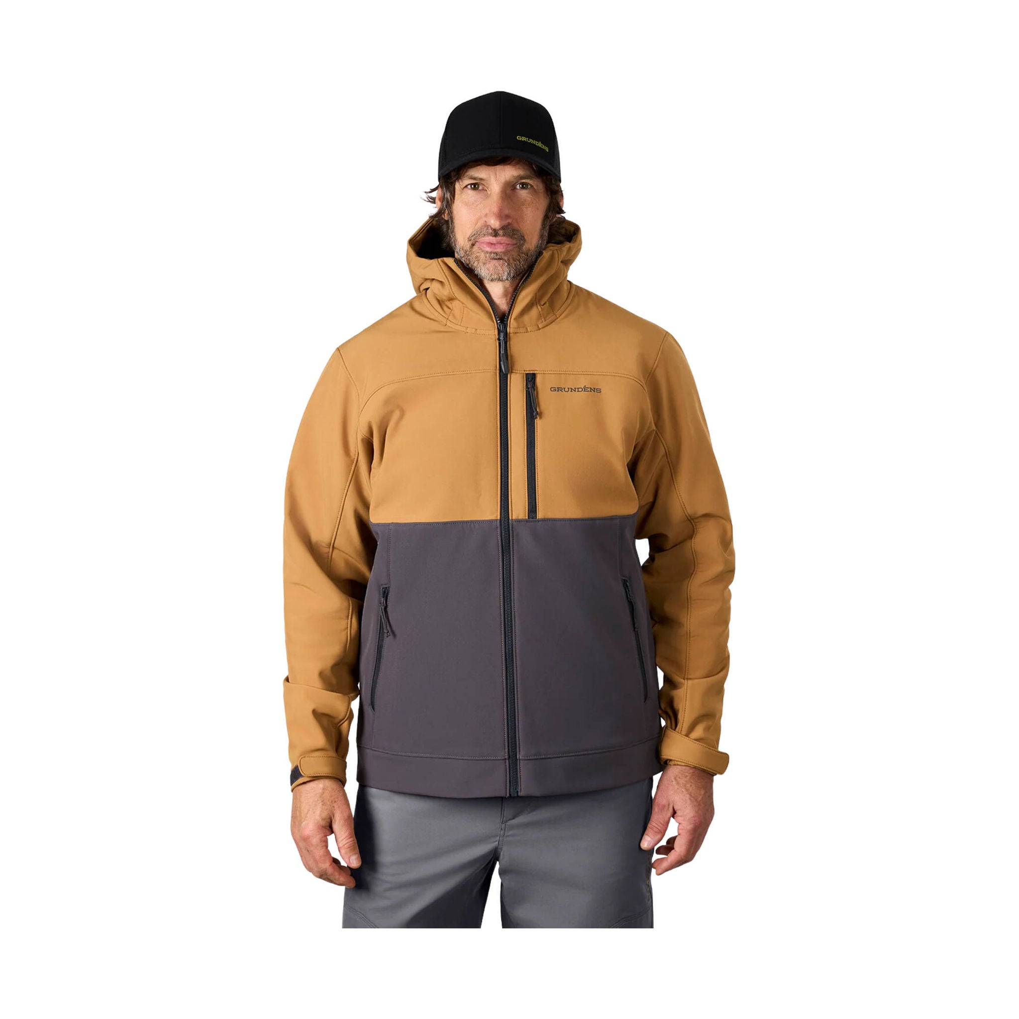Grundens Men's Bulkhead Jacket - Whiskey/Anchor by Lenny's Shoe & Apparel