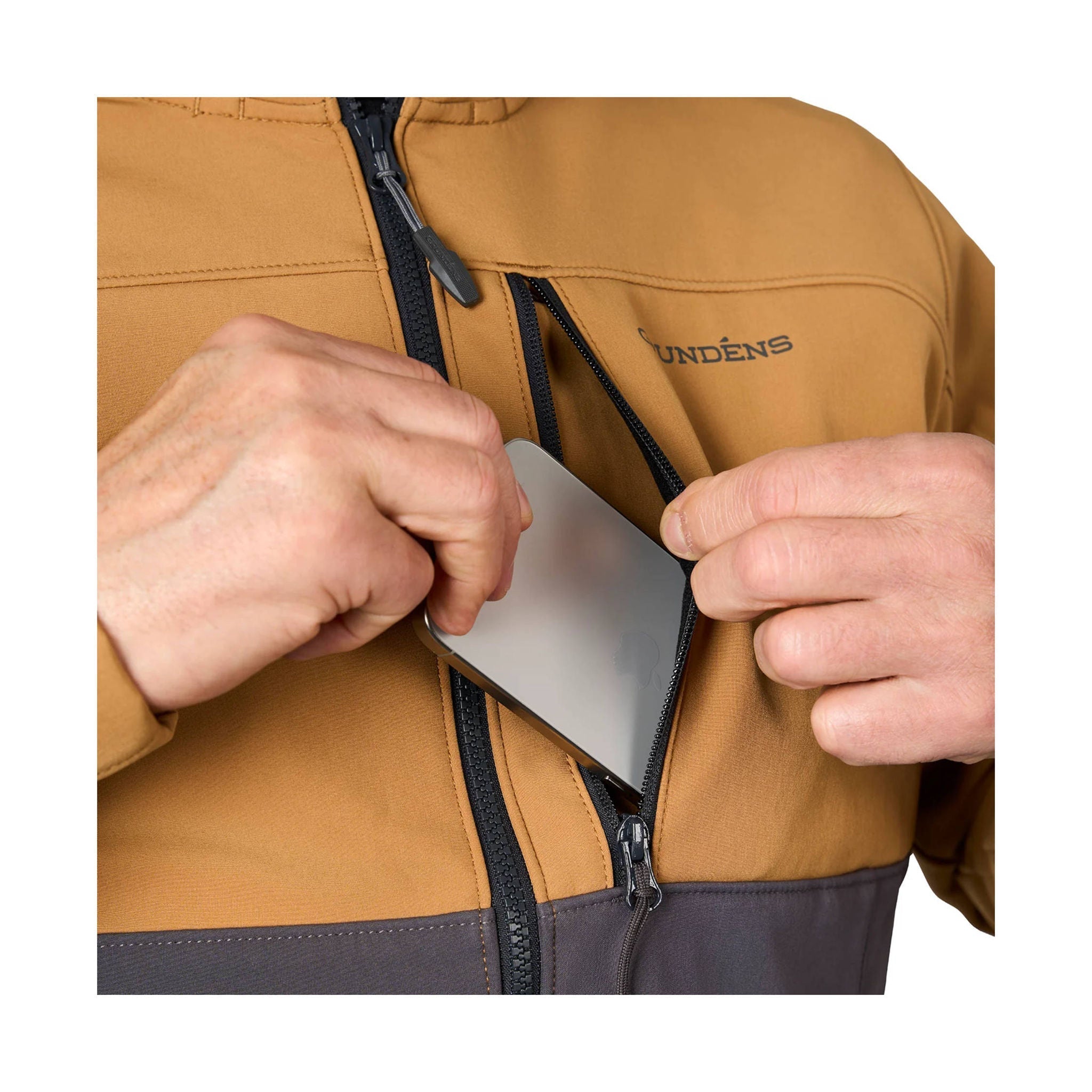 Grundens Men's Bulkhead Jacket - Whiskey/Anchor by Lenny's Shoe & Apparel