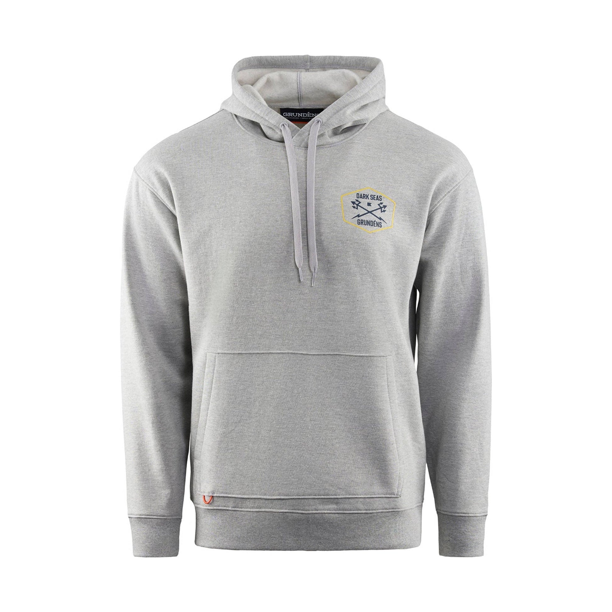 Grundens Men's Dark Seas X Grundens Daybreak Hoodie - ATHLETIC HEATHER by Lenny's Shoe & Apparel
