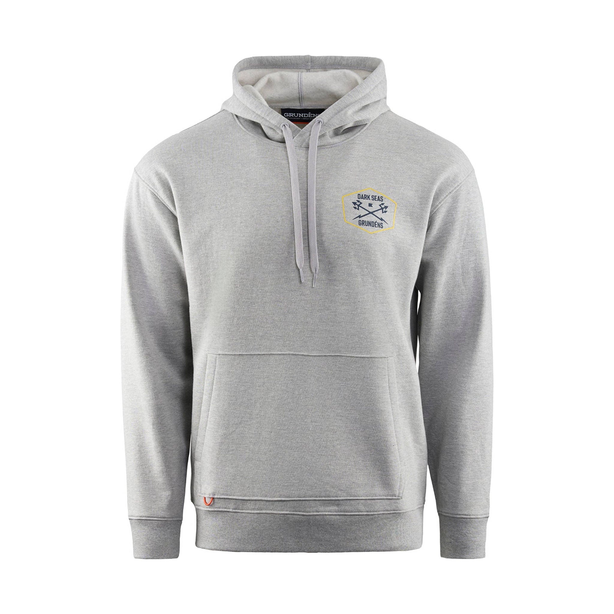 Grundens Men's Dark Seas X Grundens Daybreak Hoodie - ATHLETIC HEATHER by Lenny's Shoe & Apparel
