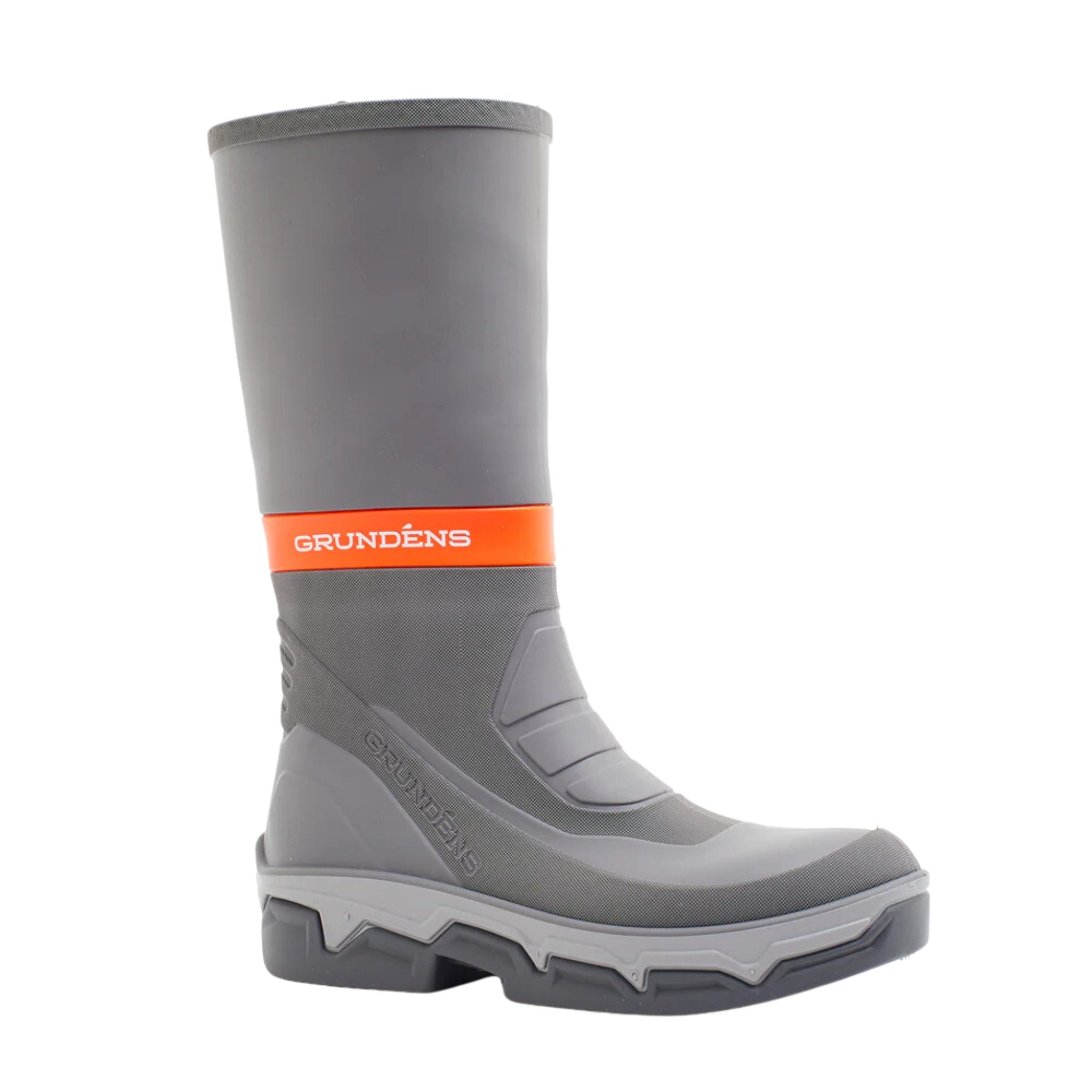 Grundens Men's Deck Boss 15 Inch Fishing Boot - Light Grey by Lenny's Shoe & Apparel