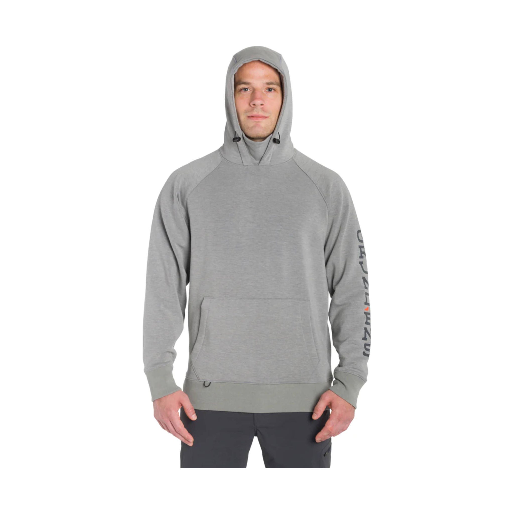 Grundens Men's Dillingham Tech Hoodie - Metal Heather by Lenny's Shoe & Apparel