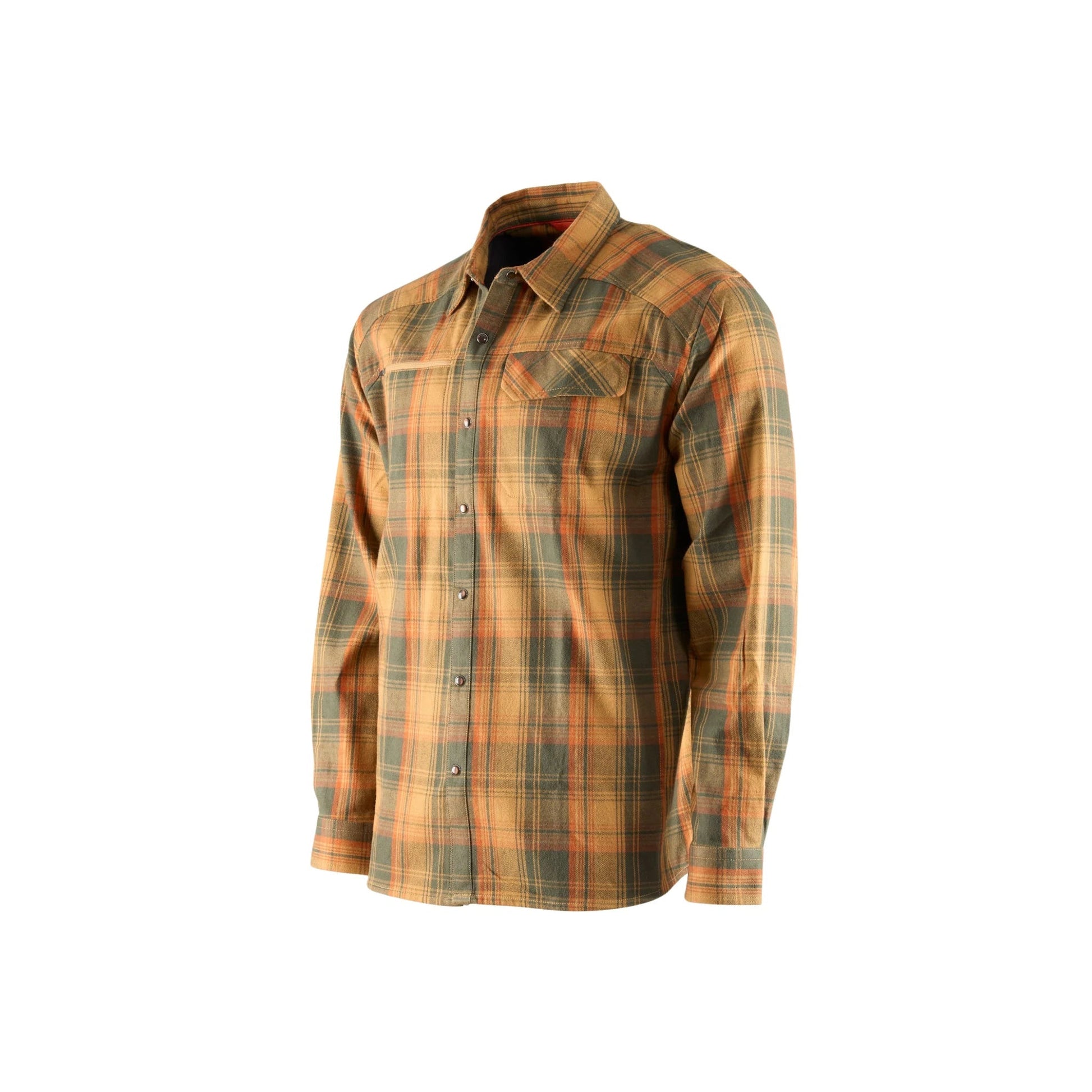 Grundens Men's Dispatch Flannel Shirt - Oak Plaid by Lenny's Shoe & Apparel