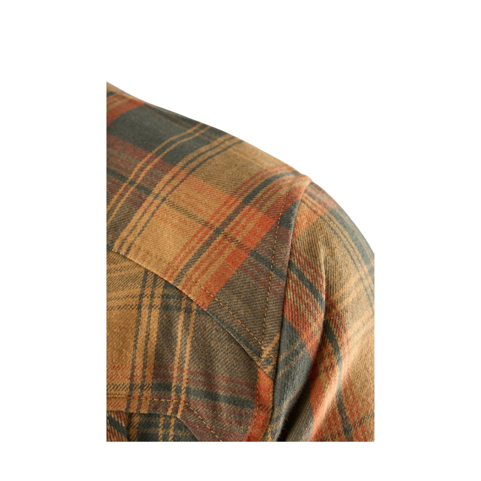 Grundens Men's Dispatch Flannel Shirt - Oak Plaid by Lenny's Shoe & Apparel