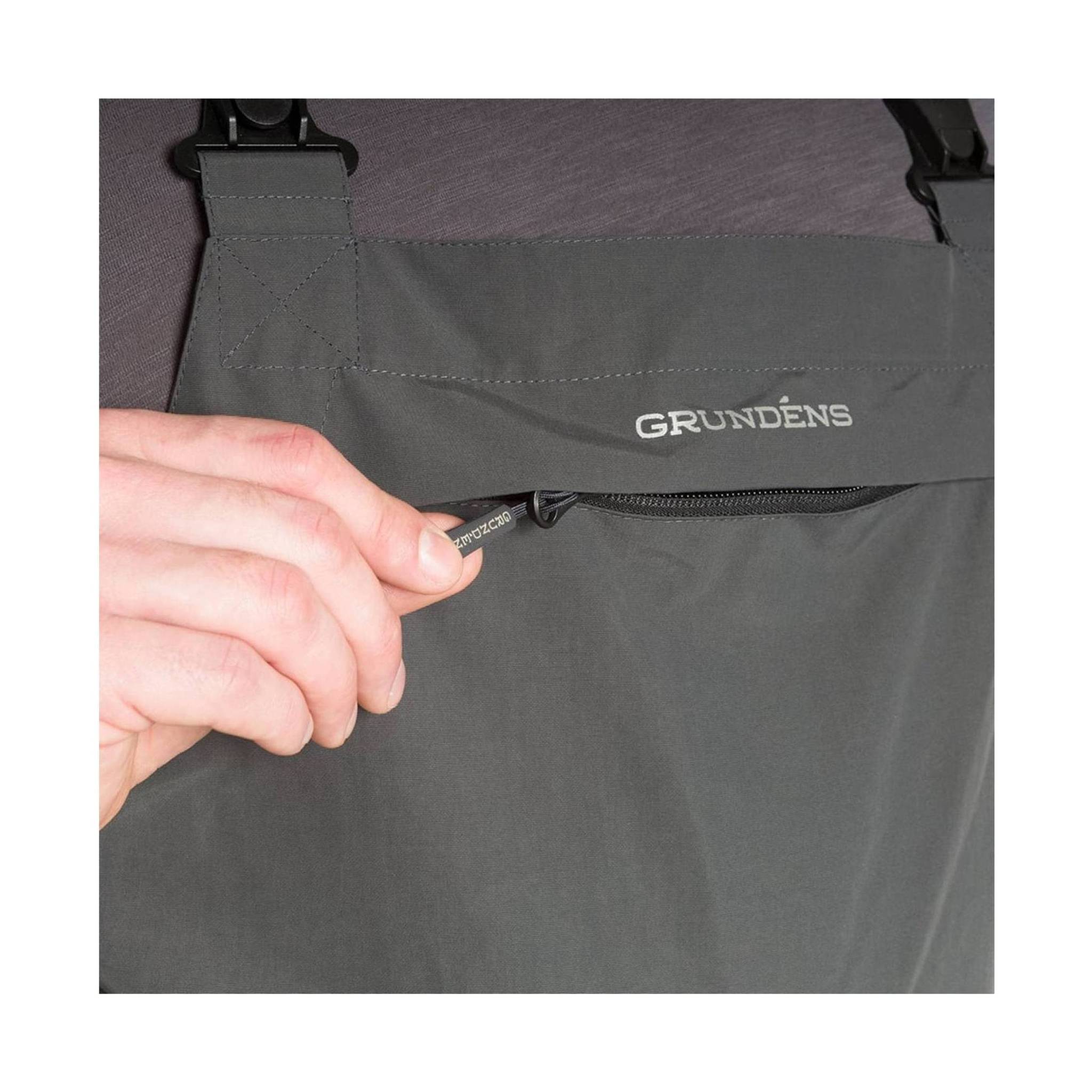 Grundens Men's Full Share Bib - Black by Lenny's Shoe & Apparel