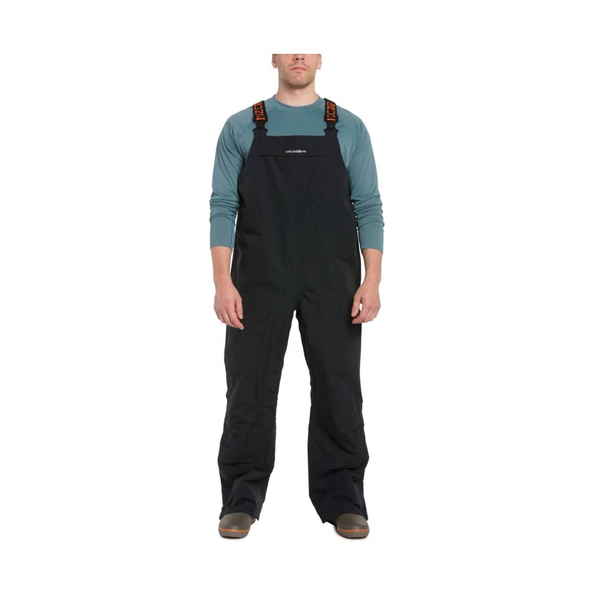 Grundens Men's Full Share Bib - Black by Lenny's Shoe & Apparel