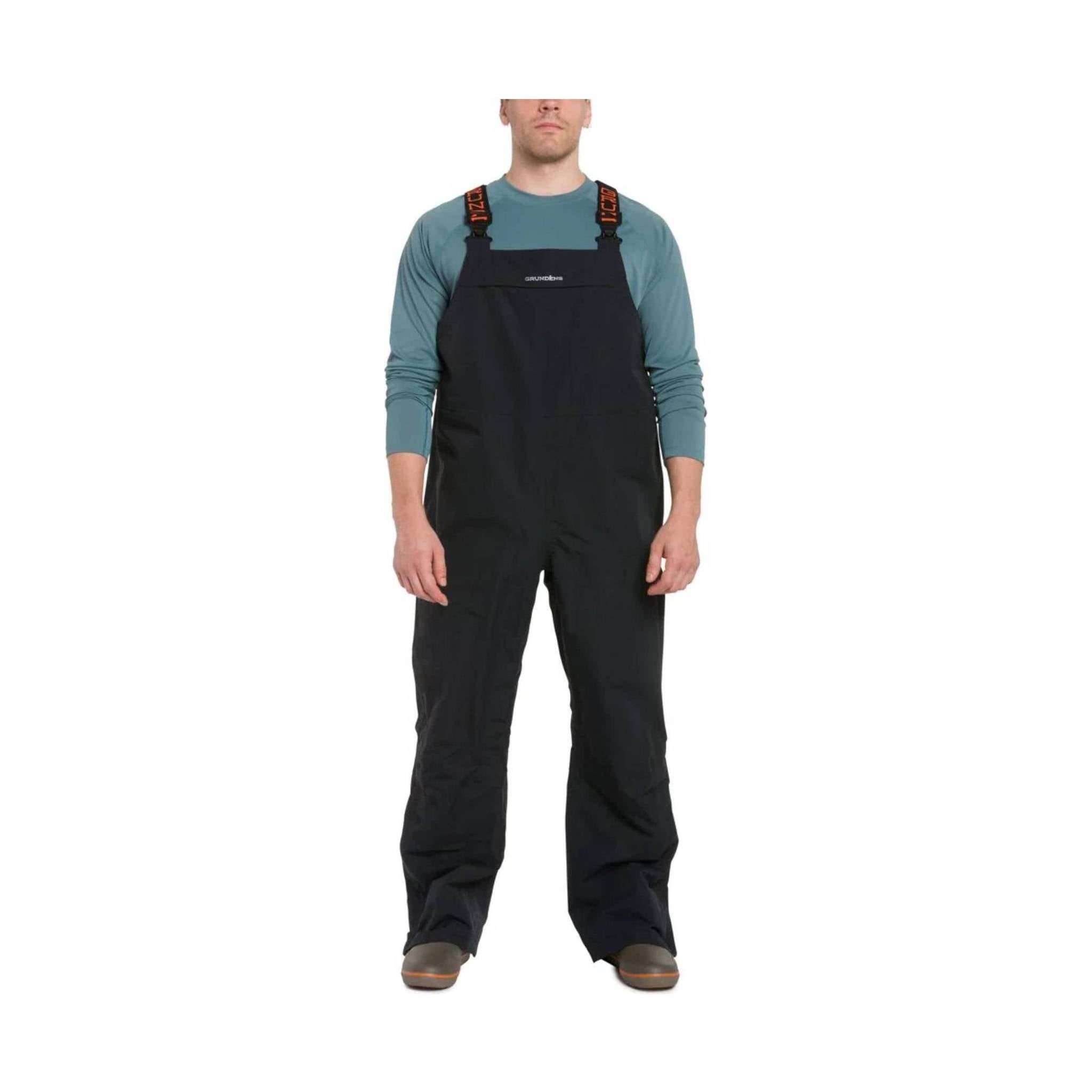 Grundens Men's Full Share Bib - Black by Lenny's Shoe & Apparel