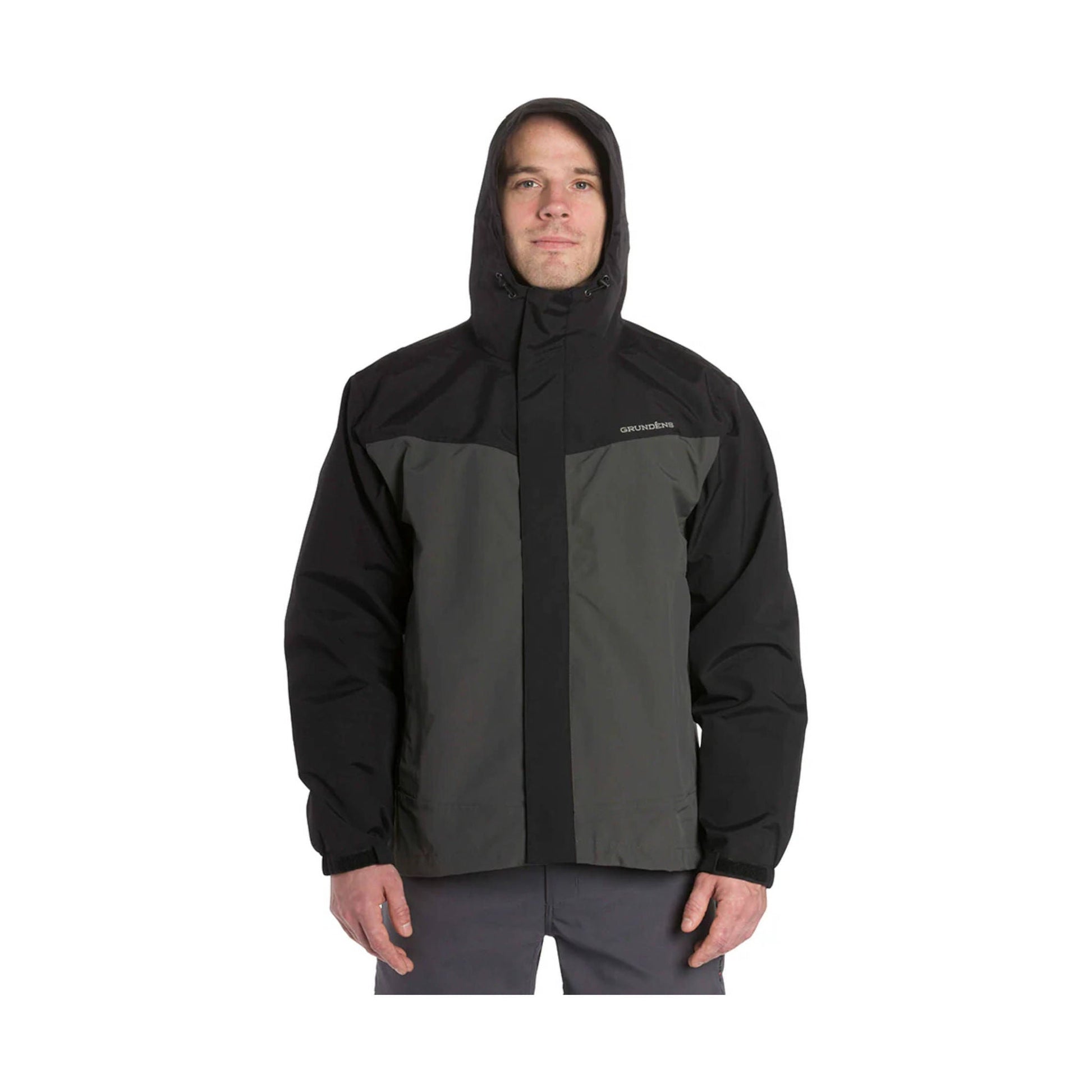 Grundens Men's Full Share Jacket - Black/Grey by Lenny's Shoe & Apparel