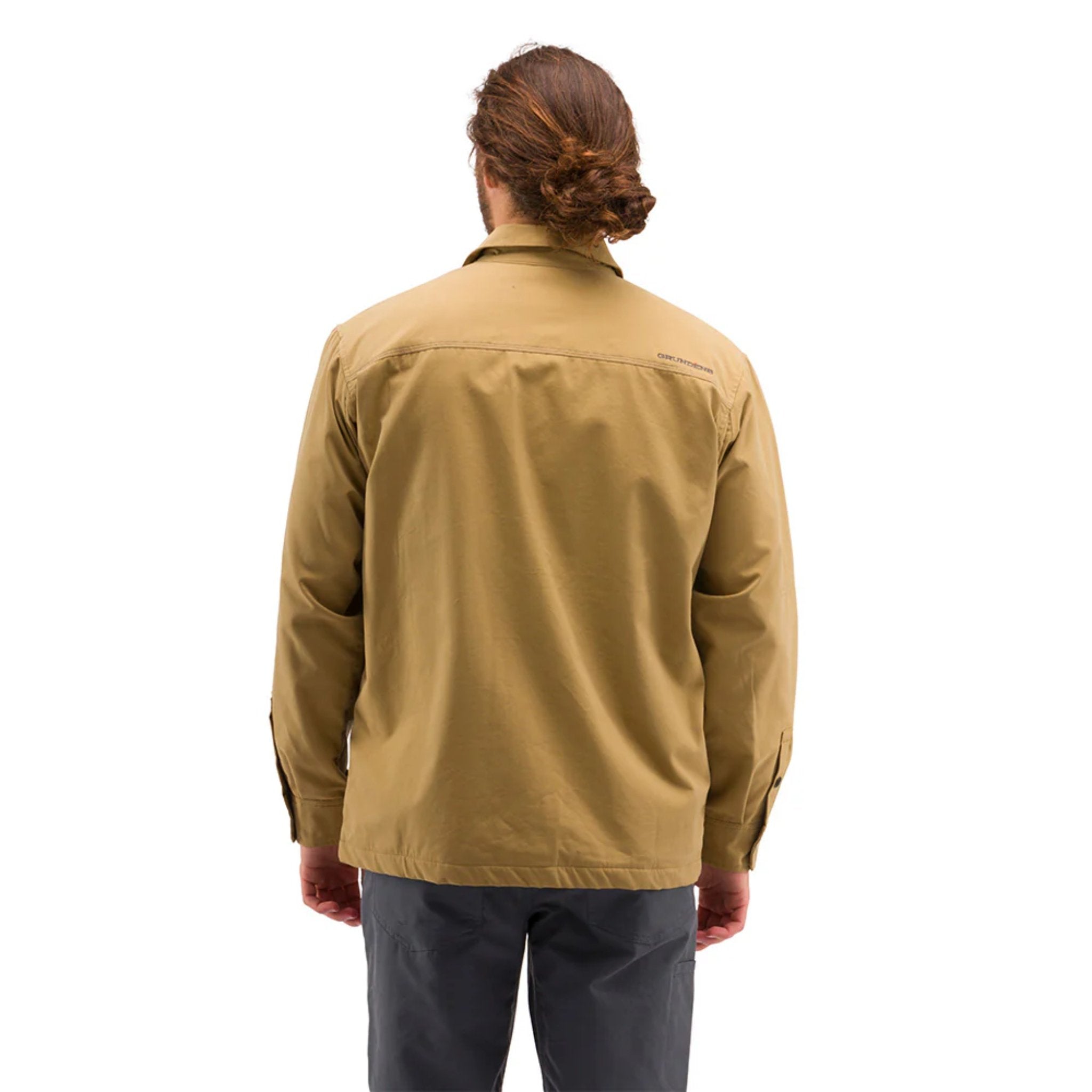 Grundens Men's Jetty Shacket - Antique Bronze by Lenny's Shoe & Apparel