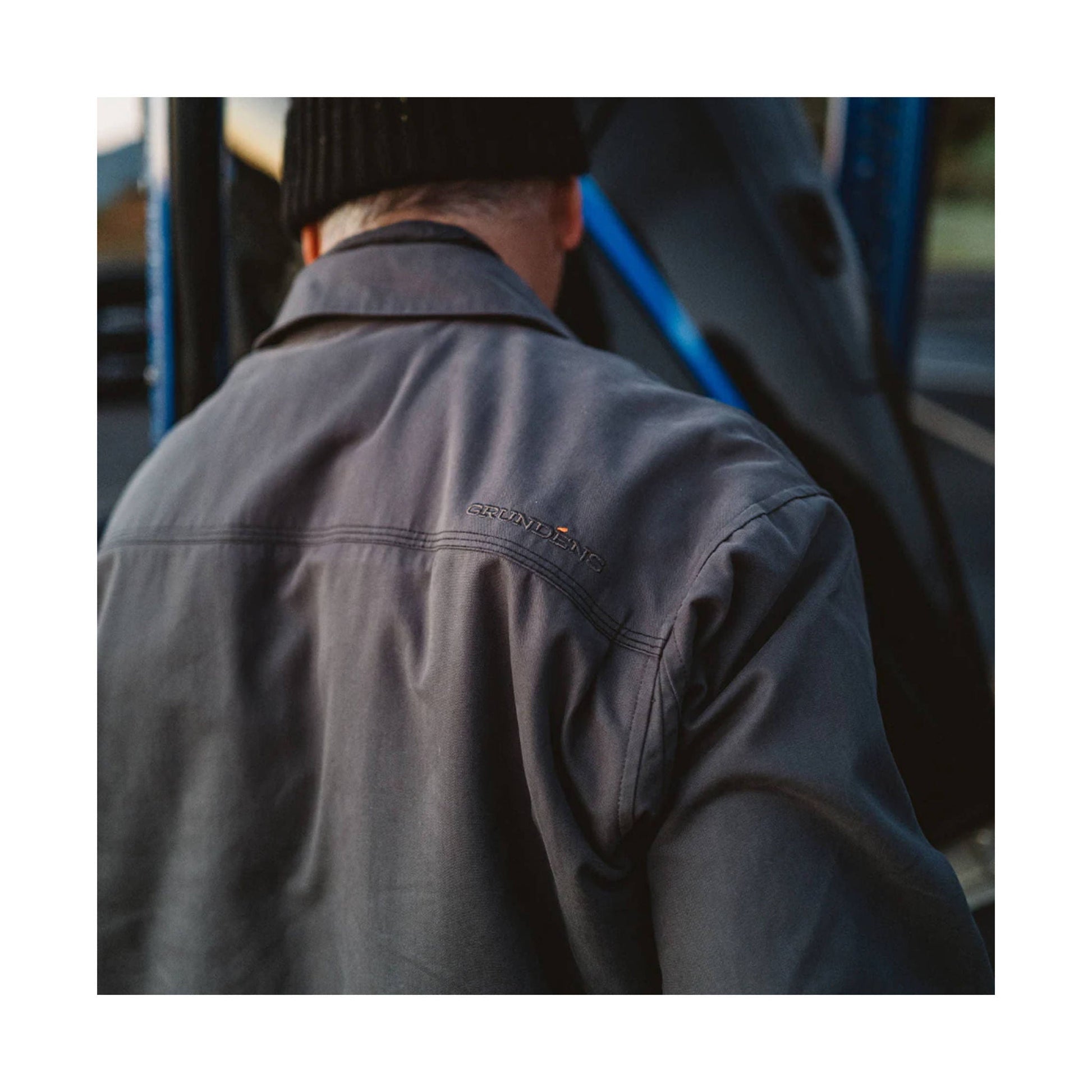 Grundens Men's Jetty Shacket - Iron Gate by Lenny's Shoe & Apparel
