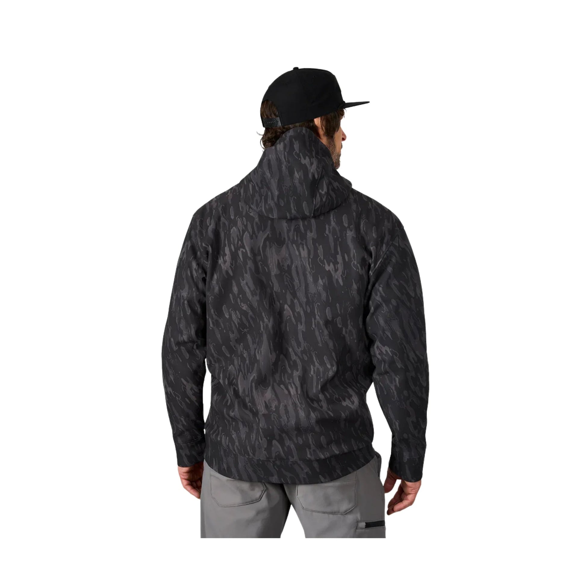 Grundens Men's Kryall Hoodie - Blackbeard Camo by Lenny's Shoe & Apparel