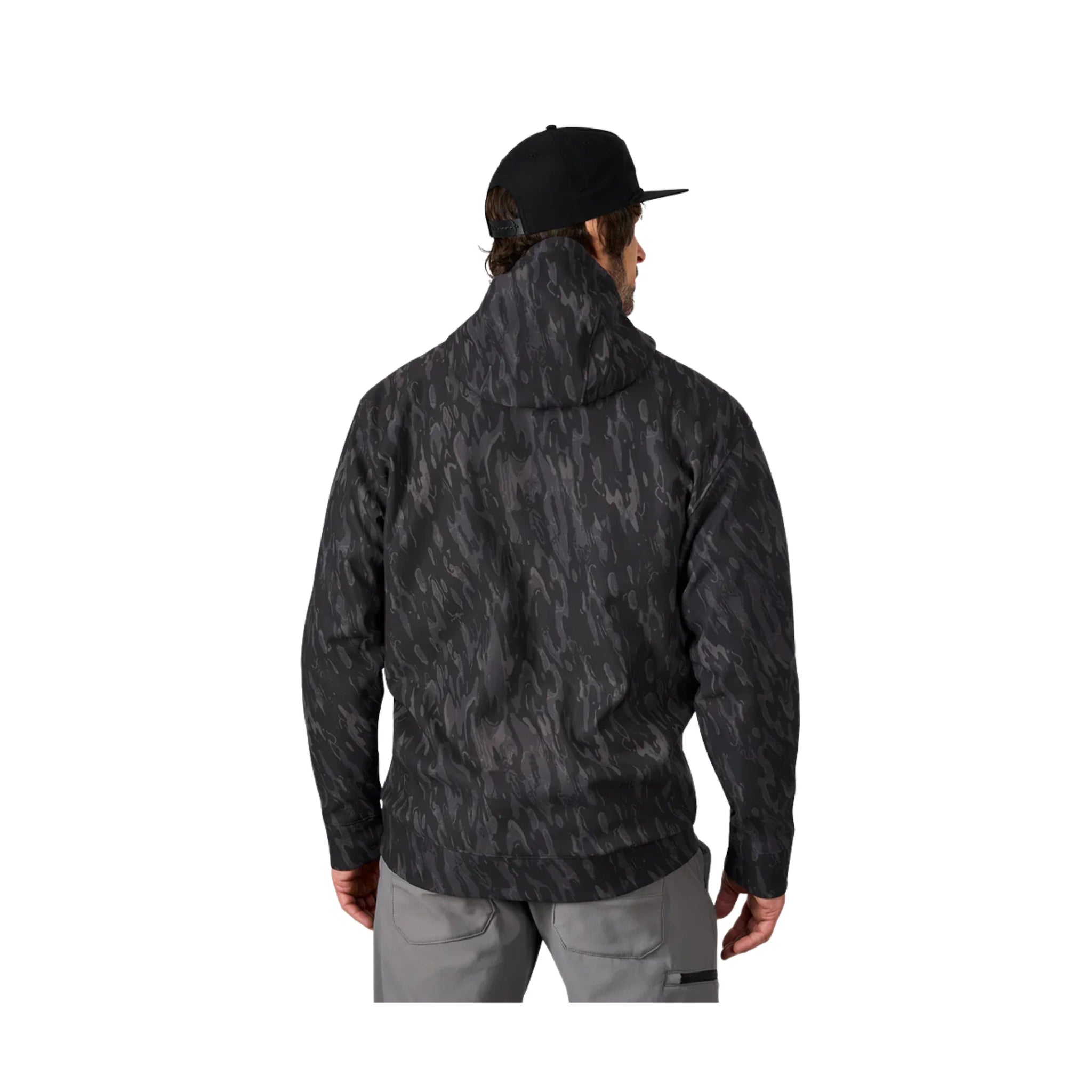 Grundens Men's Kryall Hoodie - Blackbeard Camo by Lenny's Shoe & Apparel