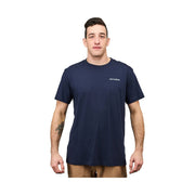 Grundens Men's Logo Boat SS T Shirt - Dark Navy by Lenny's Shoe & Apparel
