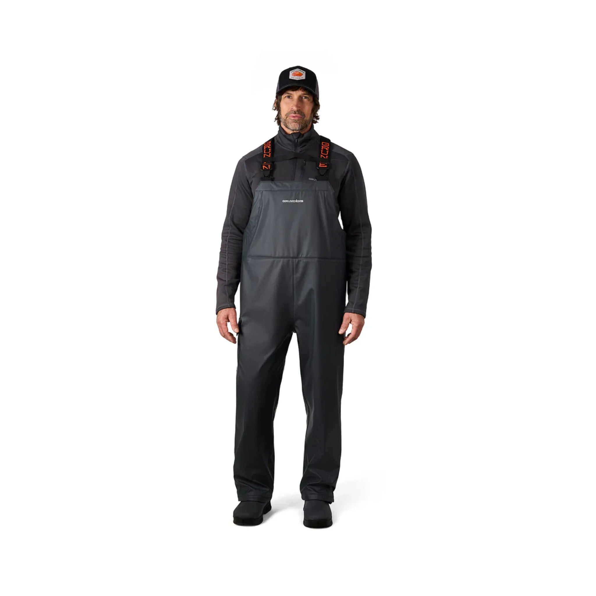 Grundens Men's Neptune Thermo Bib - Anchor by Lenny's Shoe & Apparel